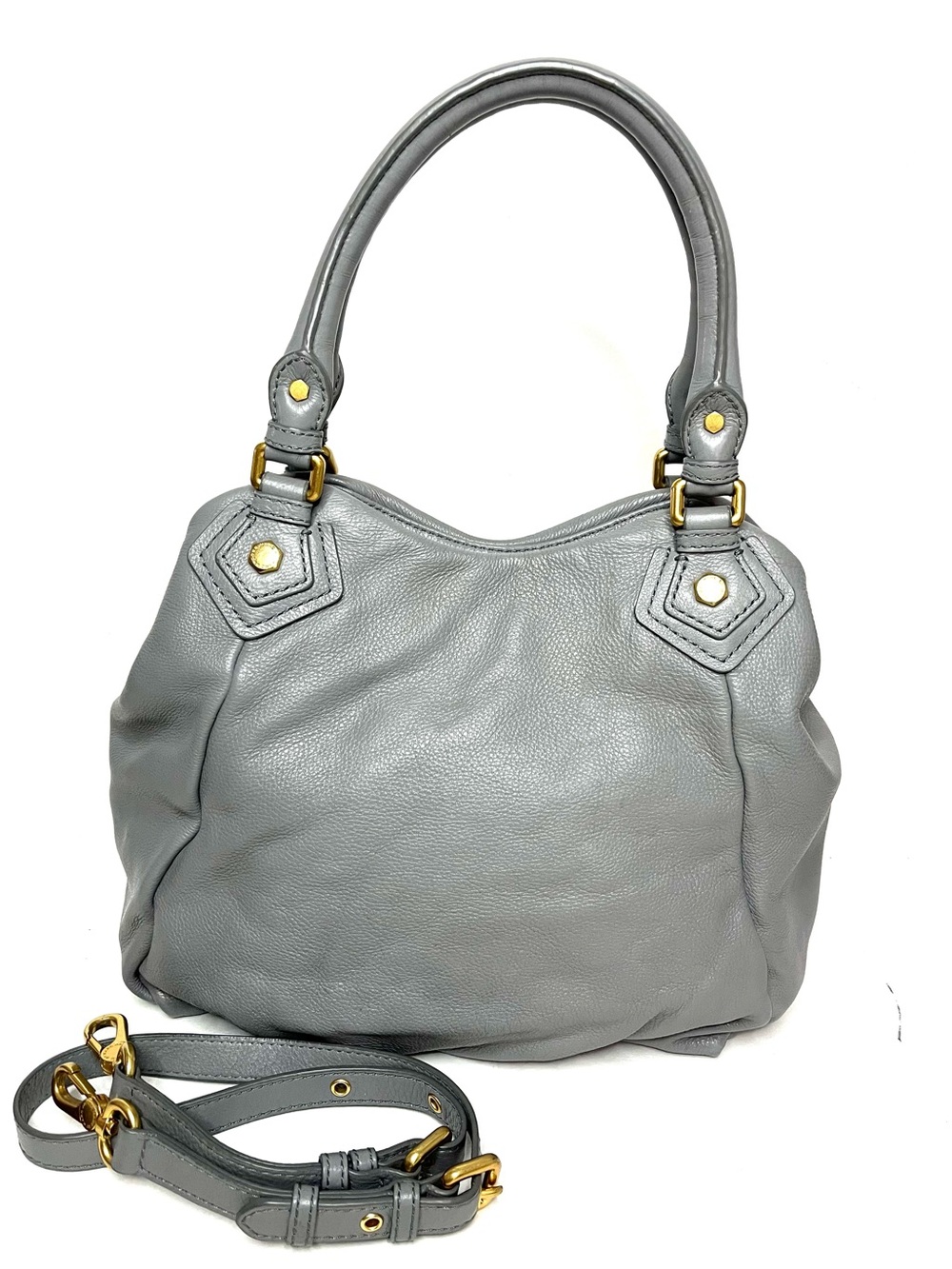 Marc by Marc Jacobs Classic Q Francesca Tote in Gray Leather - Picture 3 of 13